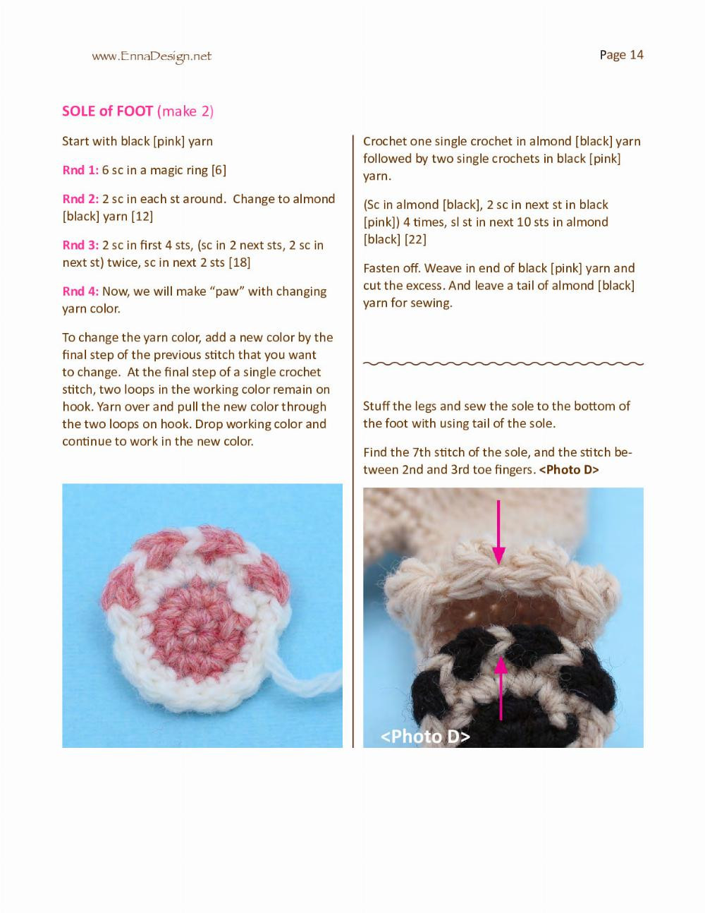 the sleepy eye dog pug crochet pattern