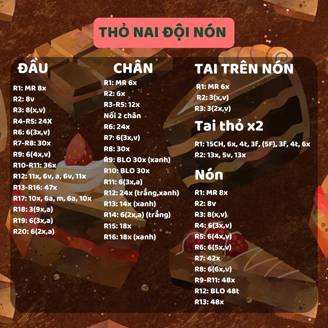 Thỏ nai đôi nón