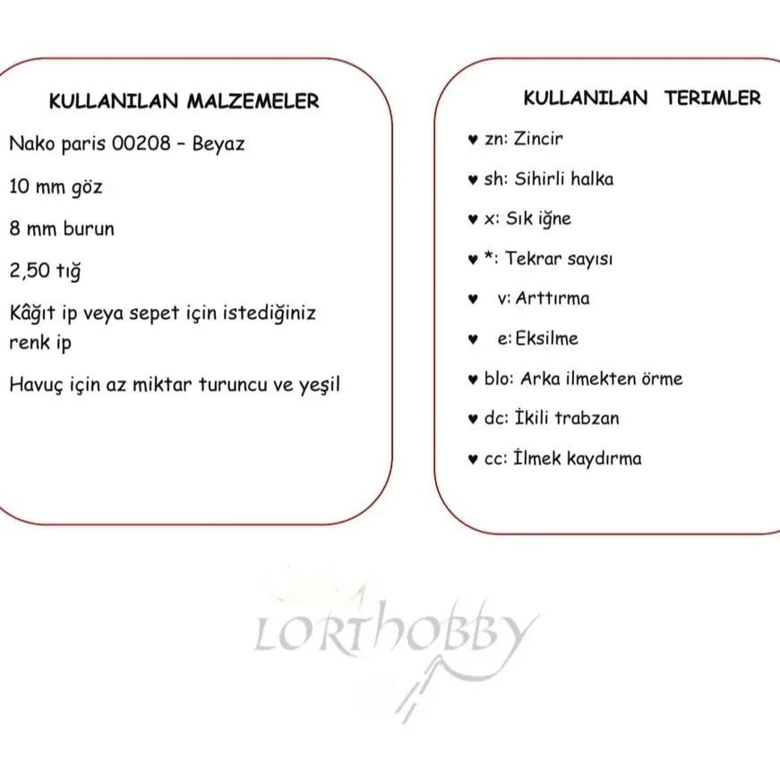 tığ işi modeli beyaz tavşan ve kahverengi tavşan ve havuç