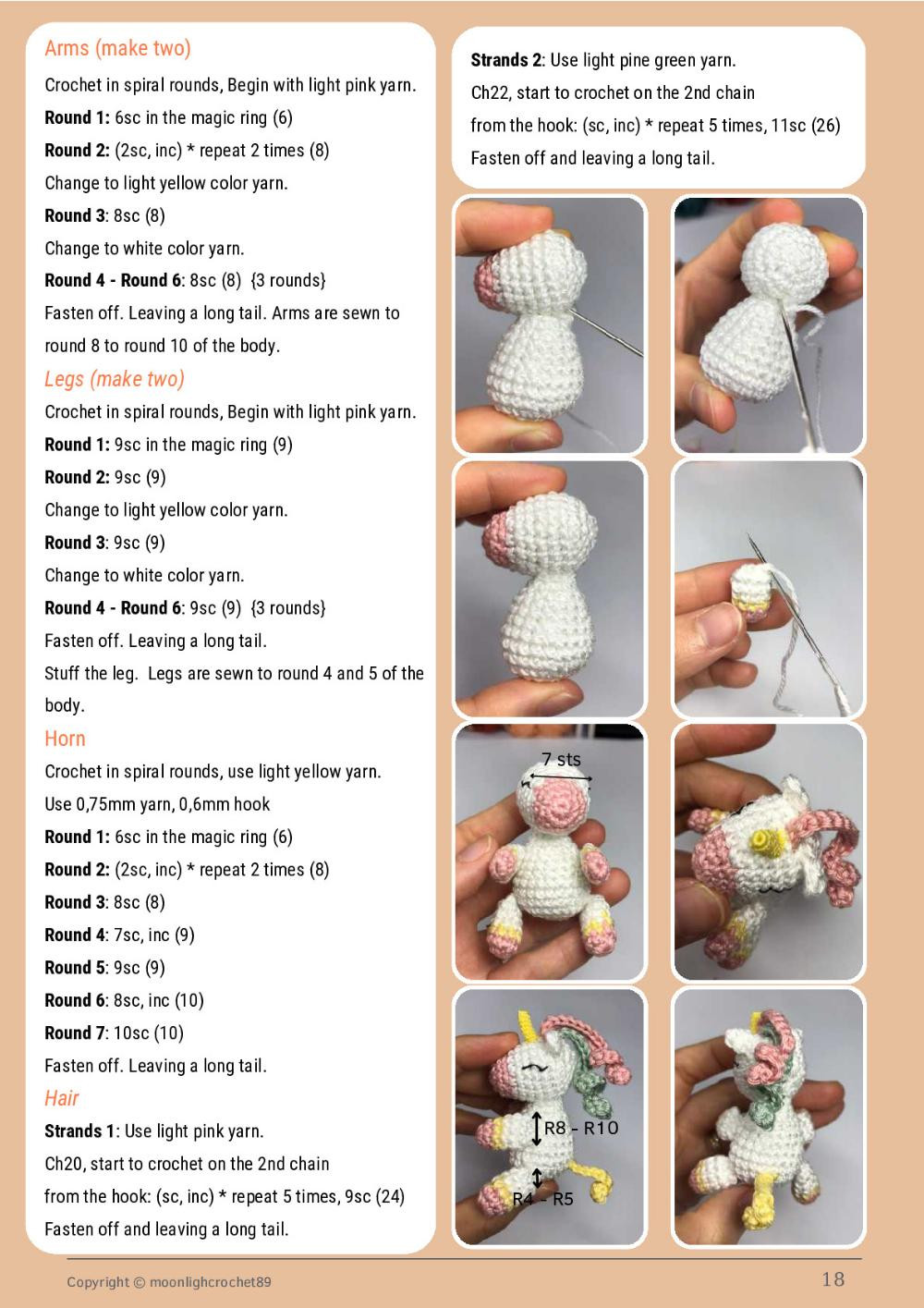 Tina Doll crochet pattern