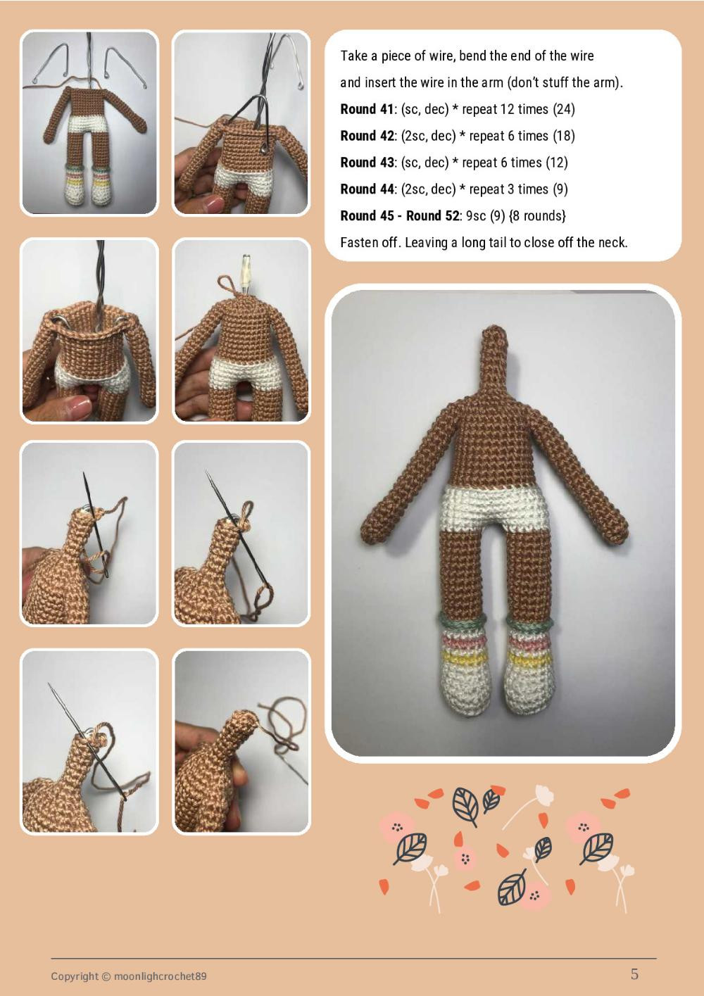 Tina Doll crochet pattern