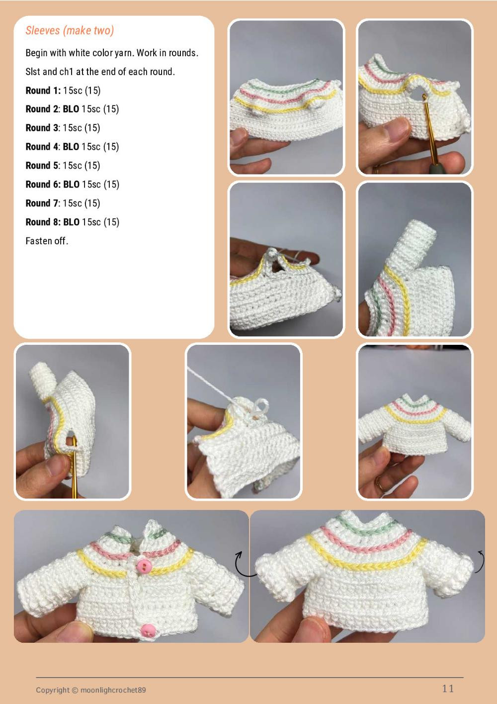 Tina Doll crochet pattern