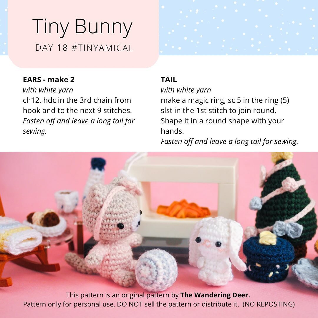 tiny bunny free pattern