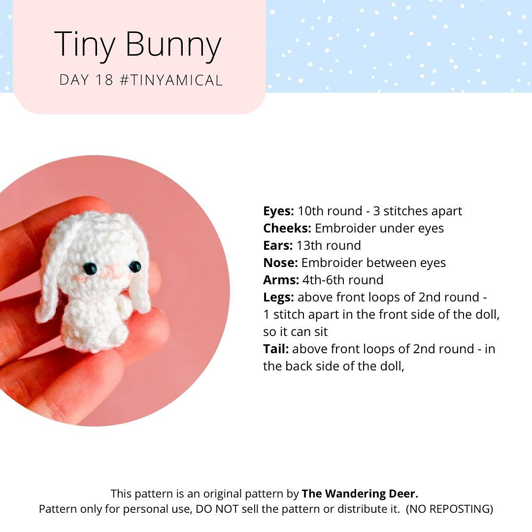 tiny bunny free pattern