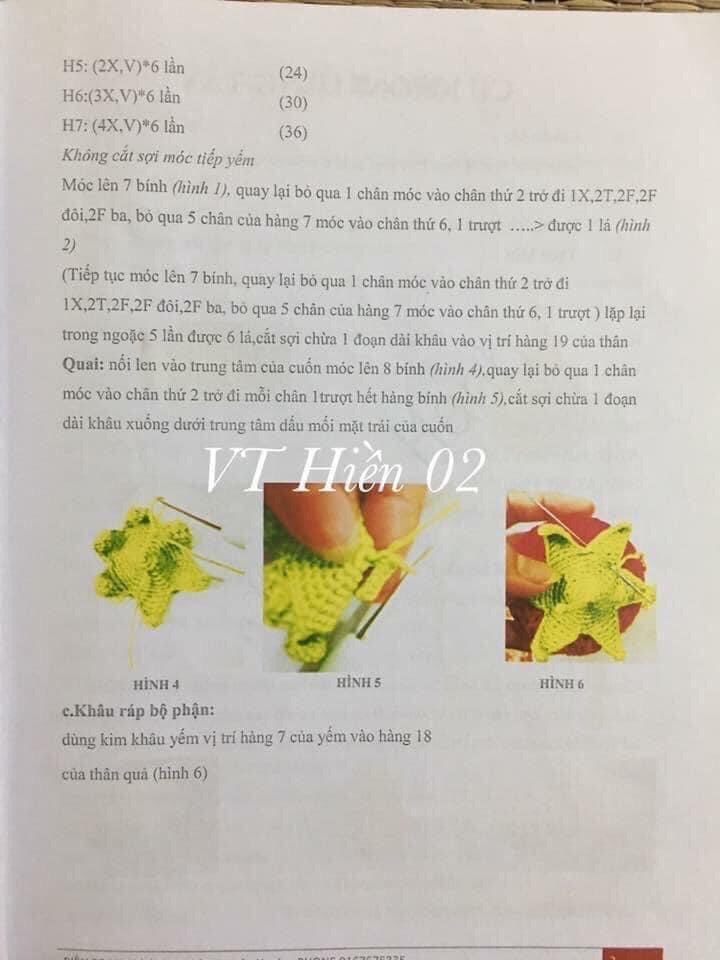 Tổng hợp chart móc hoa quả: quả cà chua, hành lá, quả ớt đà lạt, quả bí đỏ, bắp ngô, củ dền, nấm