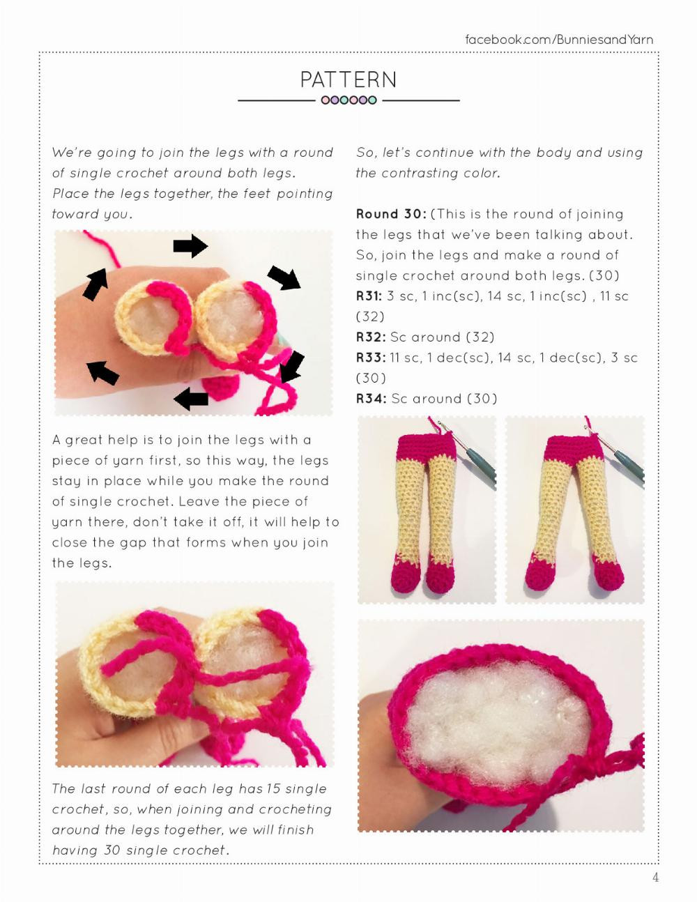 Tracey the Ballerina Doll Crochet Pattern