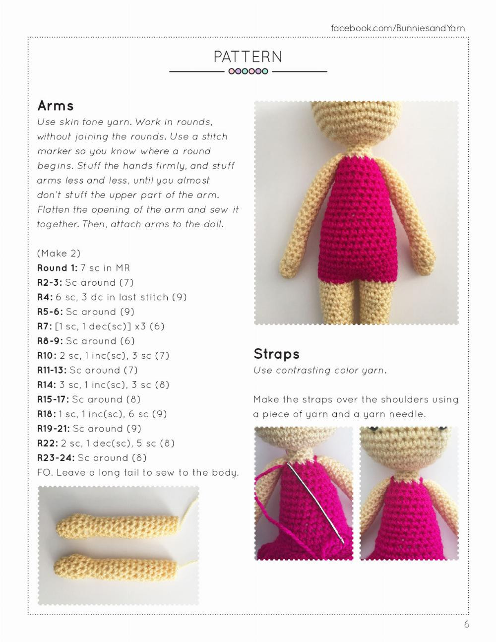 Tracey the Ballerina Doll Crochet Pattern