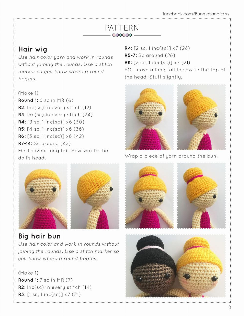 Tracey the Ballerina Doll Crochet Pattern