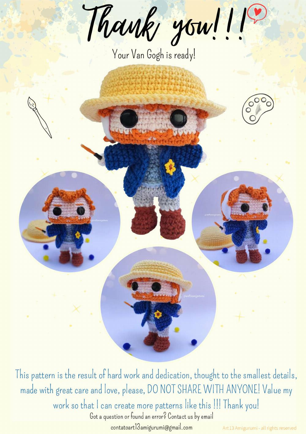 van gogh crochet pattern