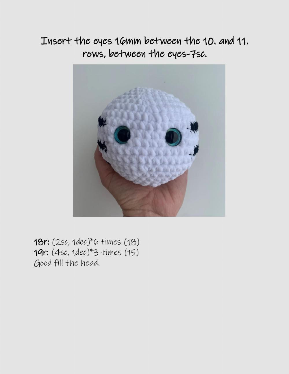 white tiger crochet pattern