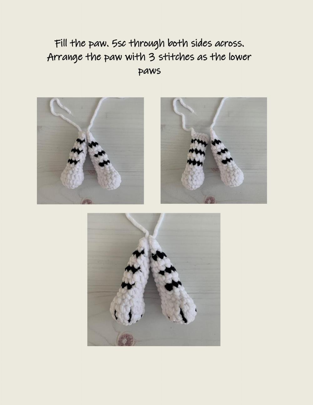 white tiger crochet pattern