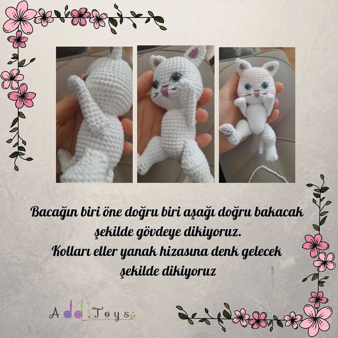 yavru kedi tığ işi modeli