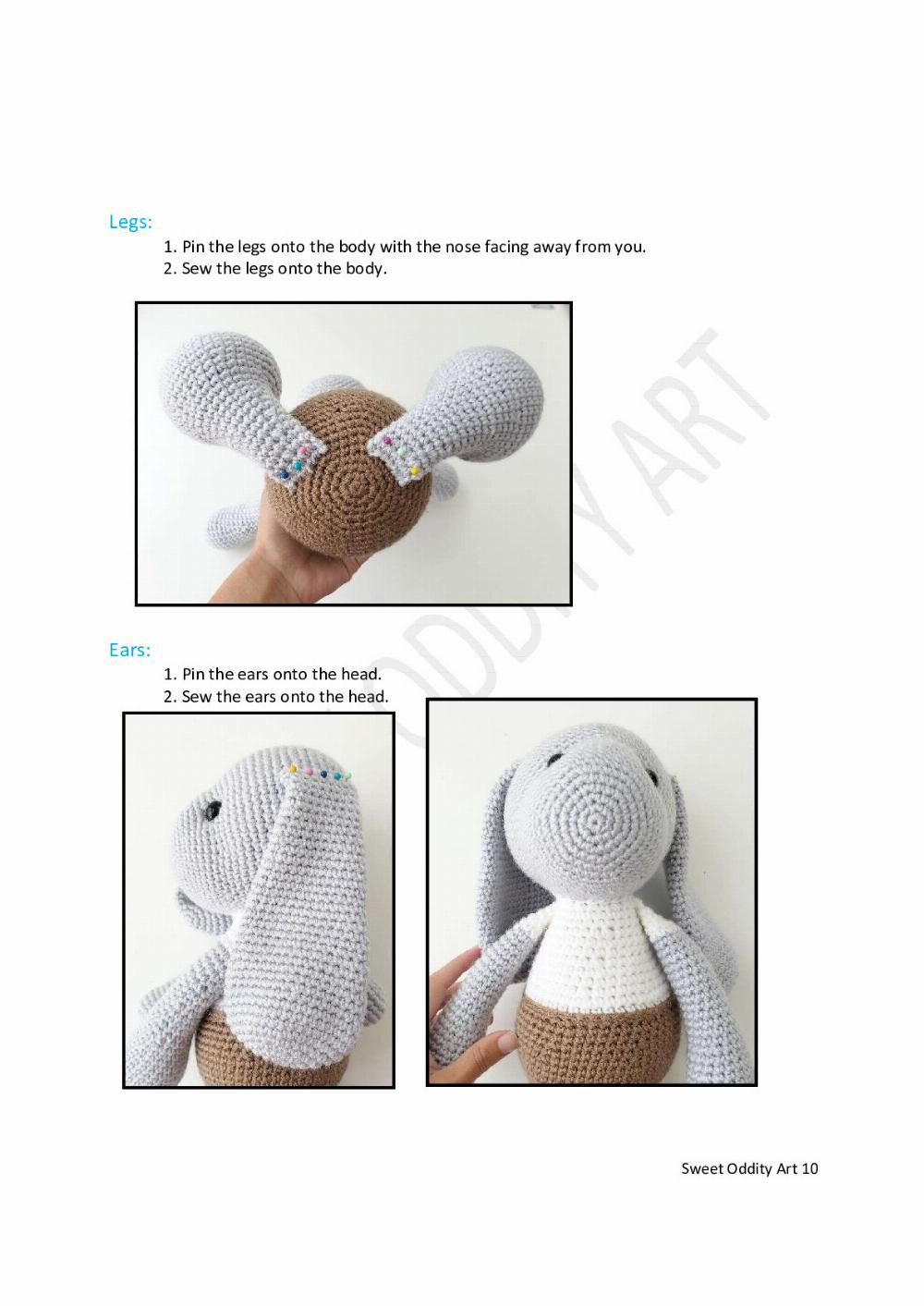 Baxter the Bunny Crochet Pattern