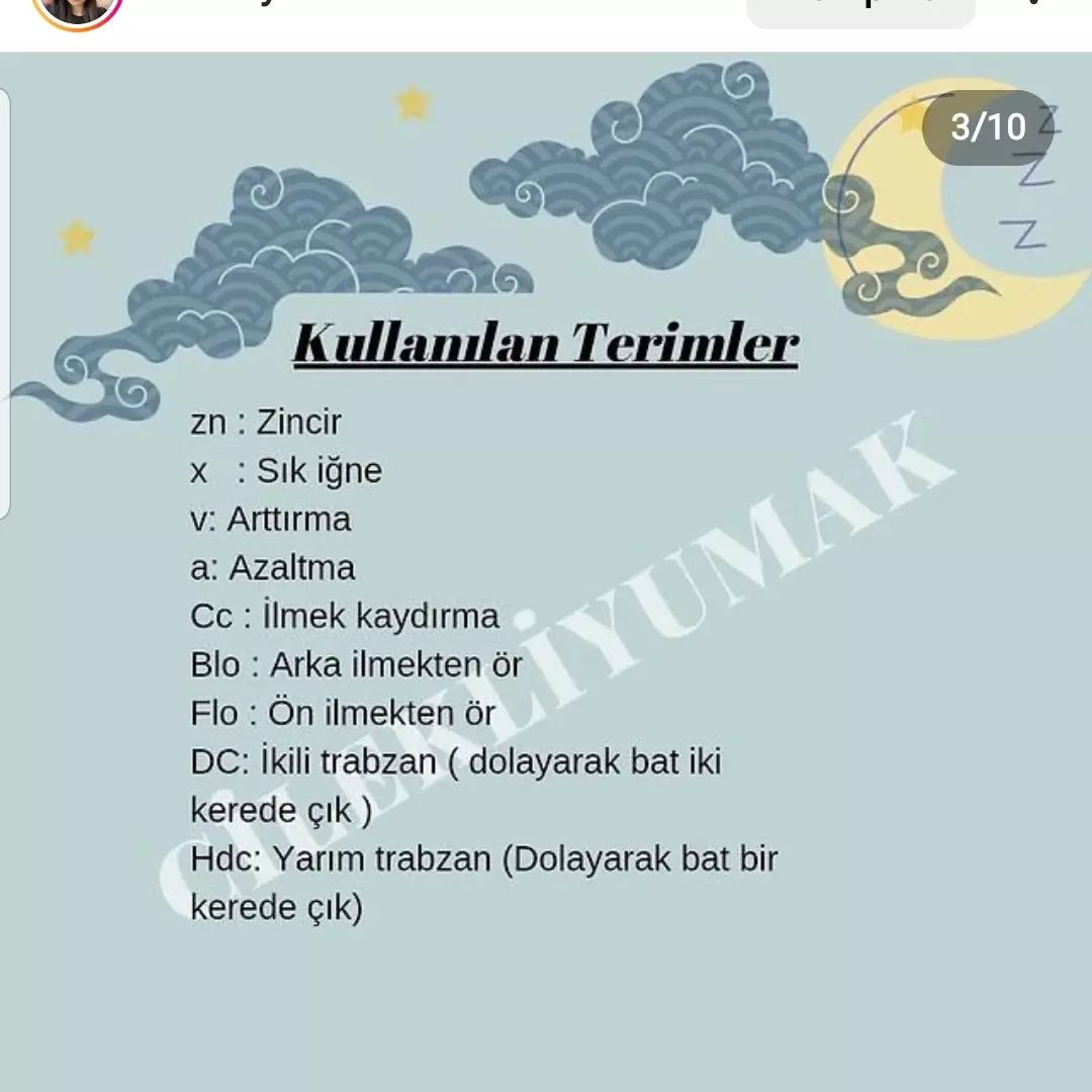 Baykuş tığ işi modeli