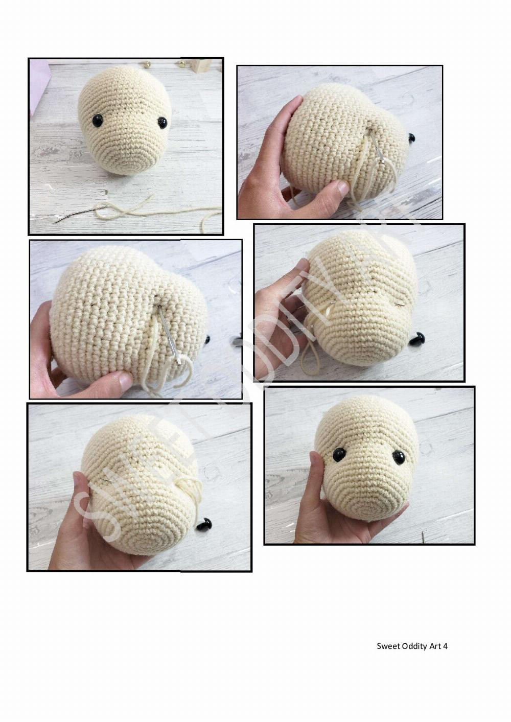 Beatrice the Bunny Crochet Pattern amigurumi