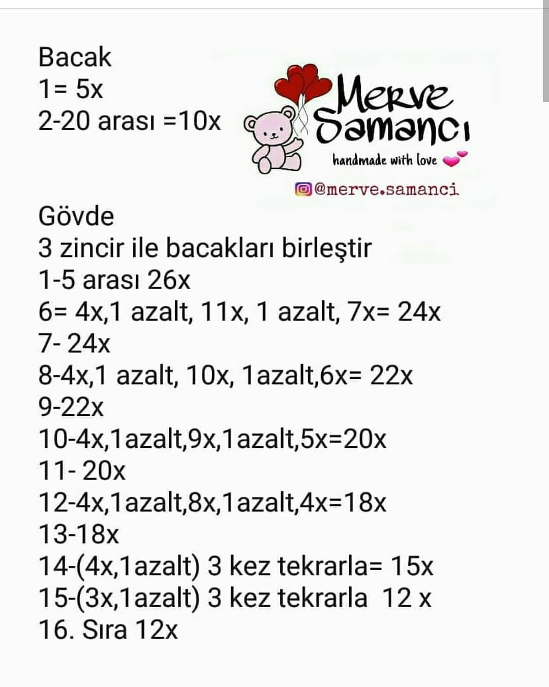 Birçok renkten oluşan tavşan tığ işi modeli