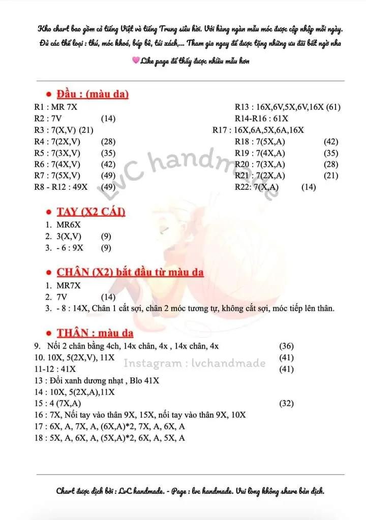 Chart móc Bé zai zai bạch tuộc