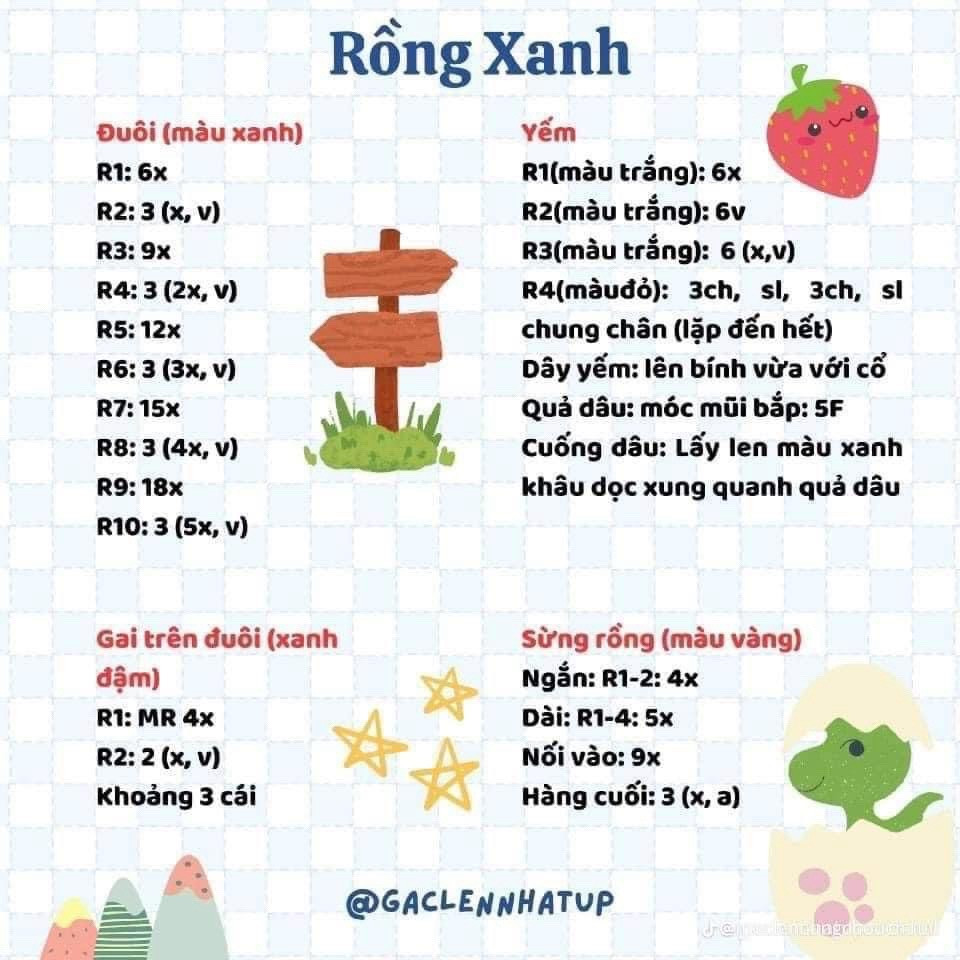 Chart móc con rồng xanh