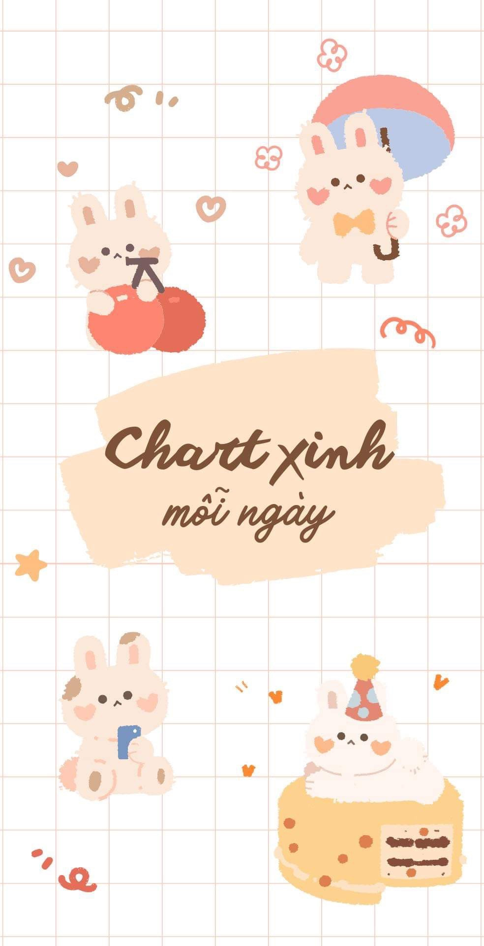 Chart móc hoa anh túc màu hồng màu trắng