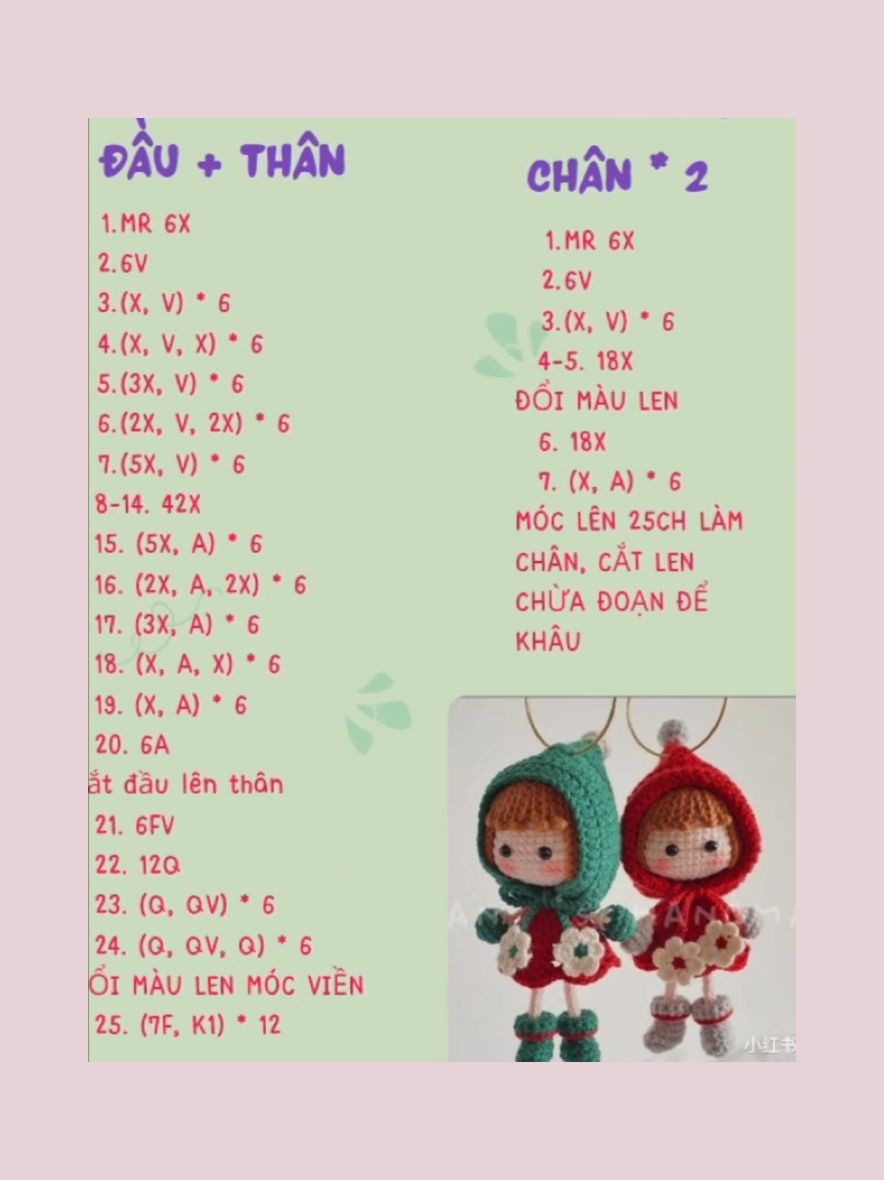 Chart móc khóa búp bê bé gái đội mũ