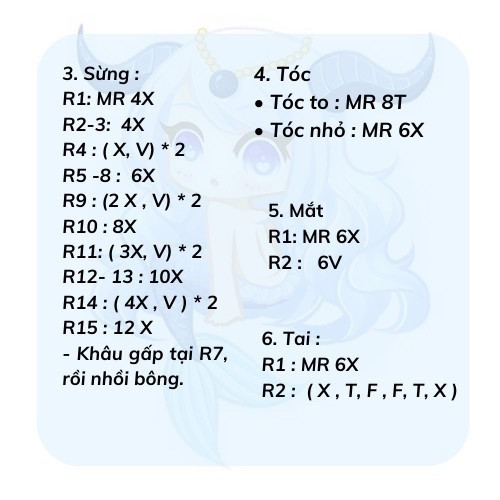 Chart móc  len móc khóa khóa  Cung ma kết