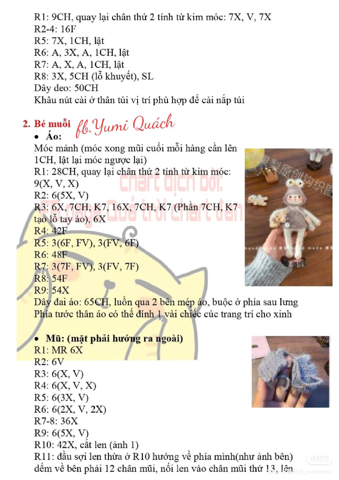 Chart móc thỏ tang tang chưn dài