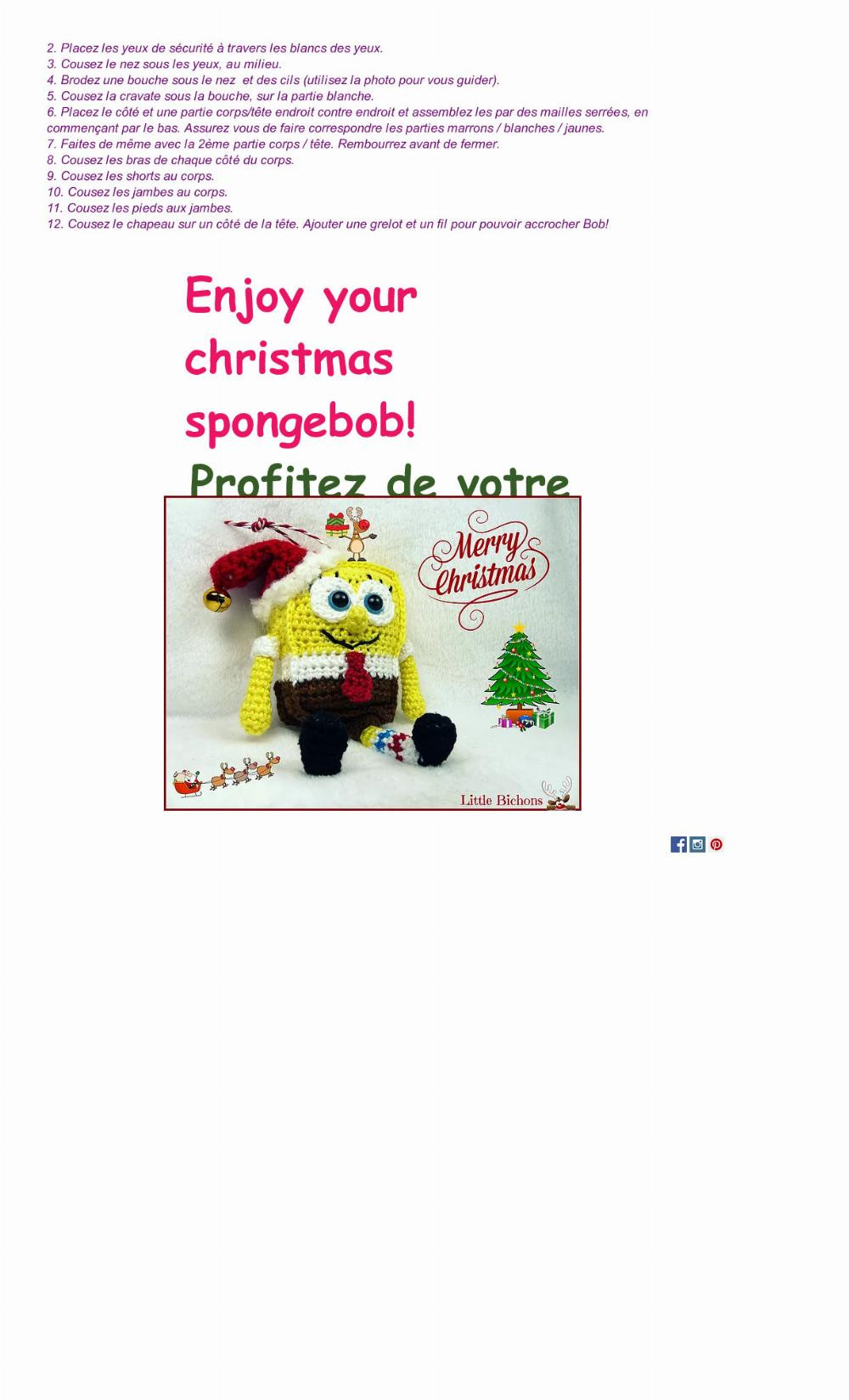 Christmas sponge bob