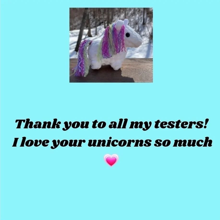 crochet little unicorn free pattern