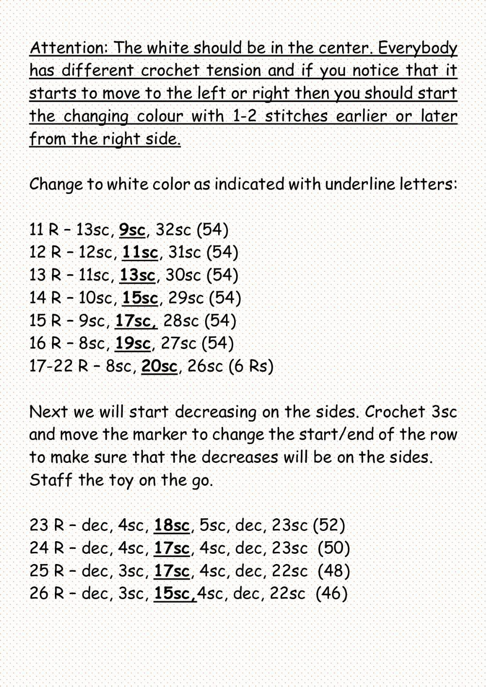 Crochet pattern «Penguin» Pattern