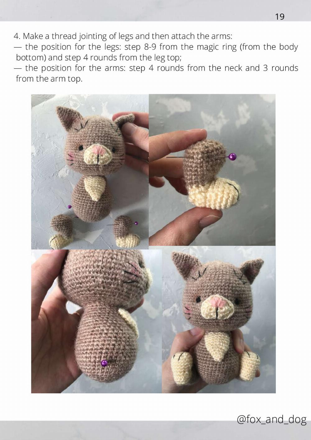 crochet toy pattern waffle the kitten