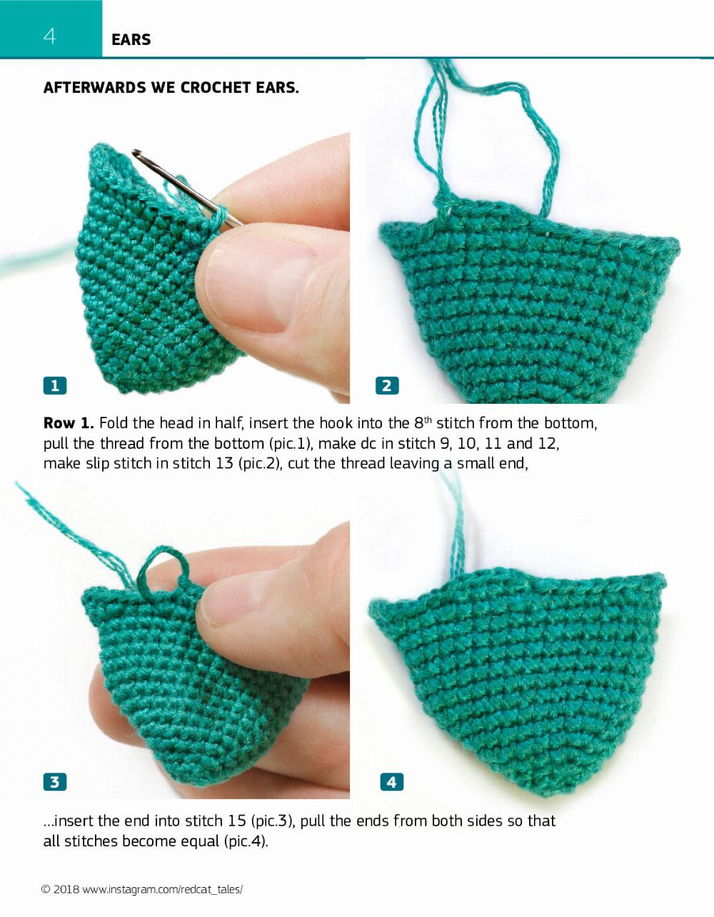 Crocheting the Chameleon Step-by-step pattern