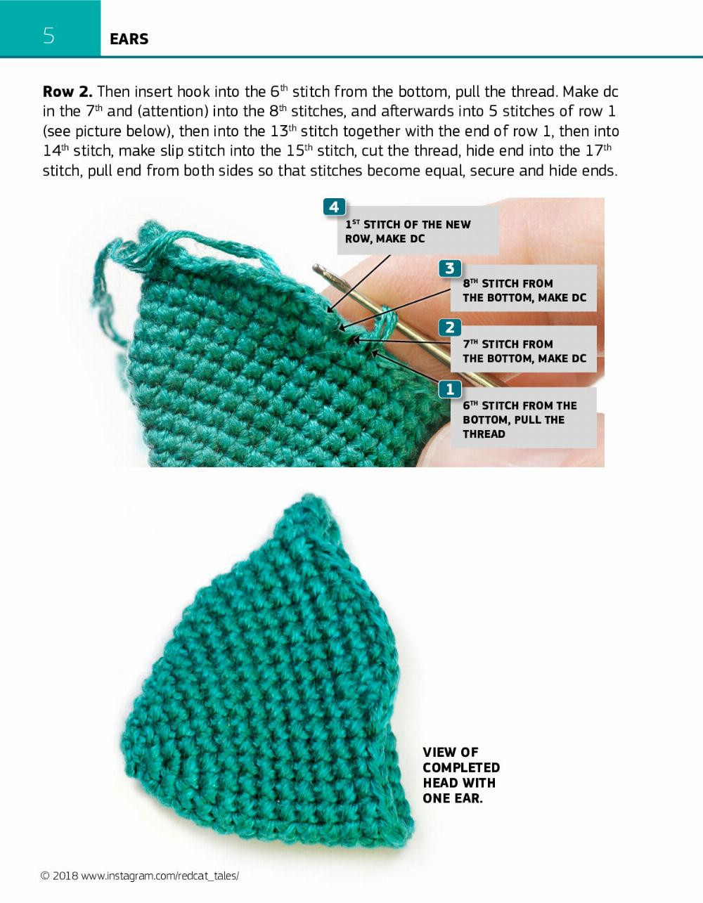 Crocheting the Chameleon Step-by-step pattern