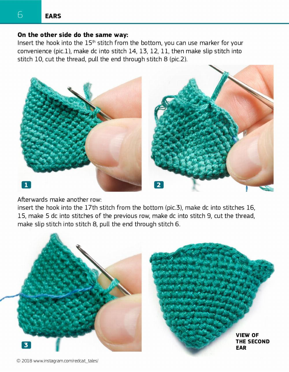 Crocheting the Chameleon Step-by-step pattern