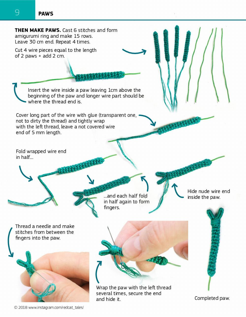 Crocheting the Chameleon Step-by-step pattern