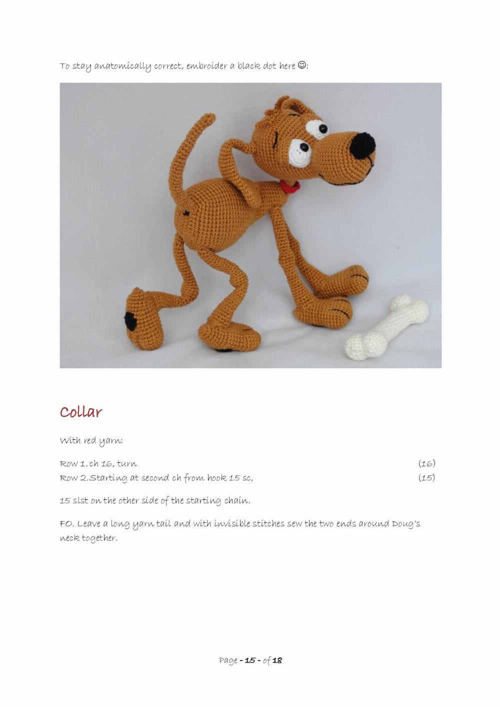 doug the dog crochet pattern