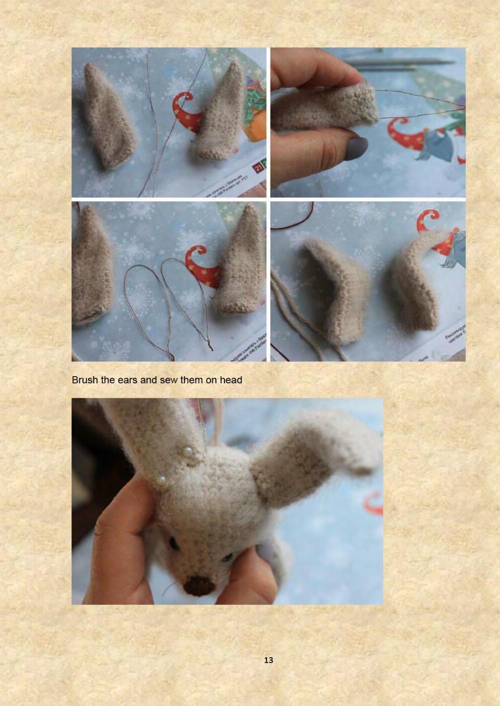 Easter bunny crochet pattern amigurumi