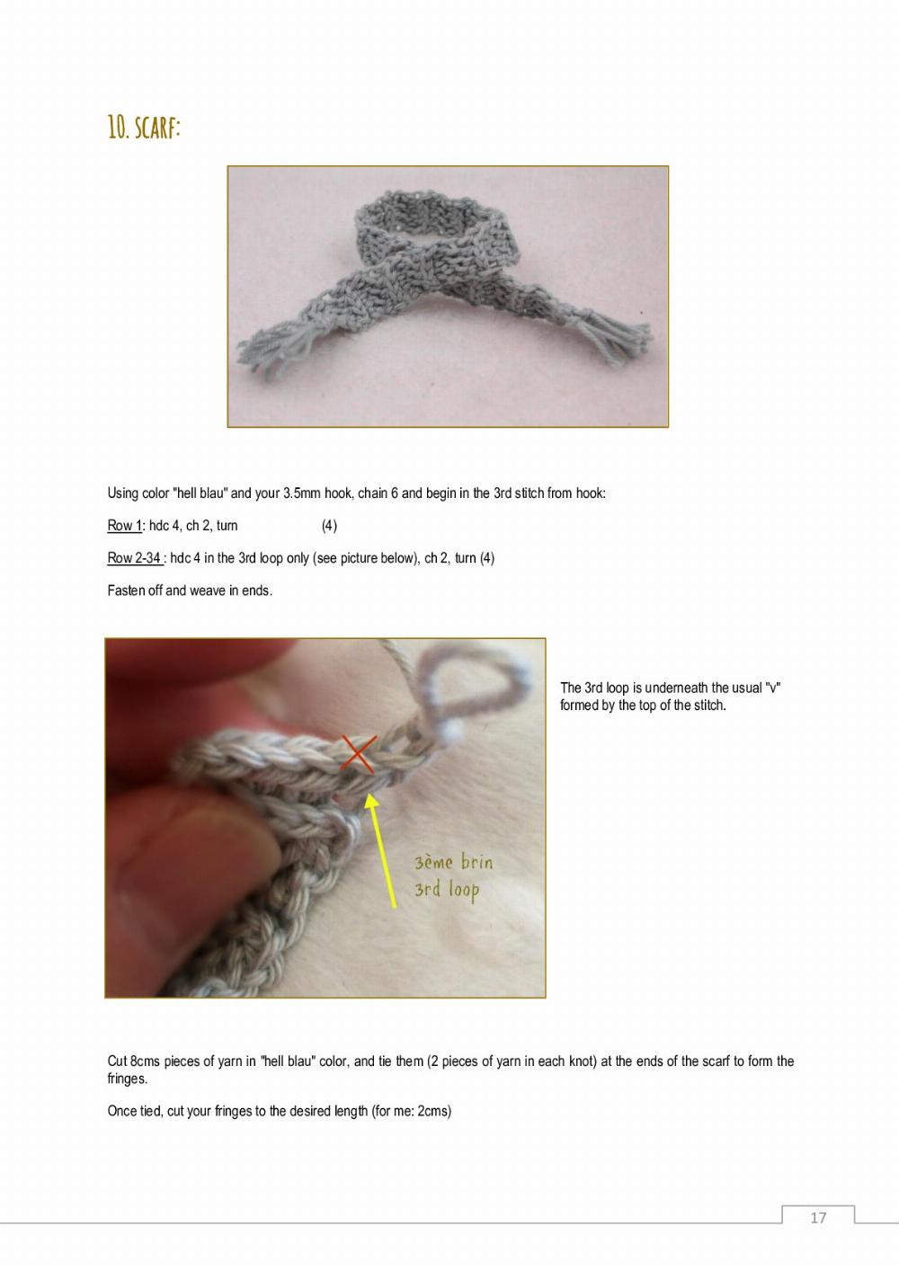 Eliott, the elephant crochet pattern