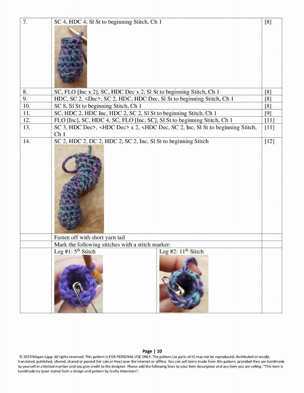 Fire Dragon crochet pattern