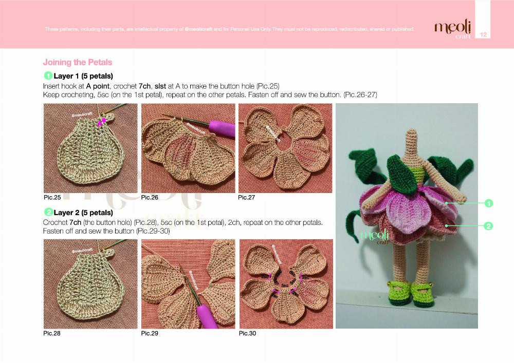 flower fairy crochet pattern