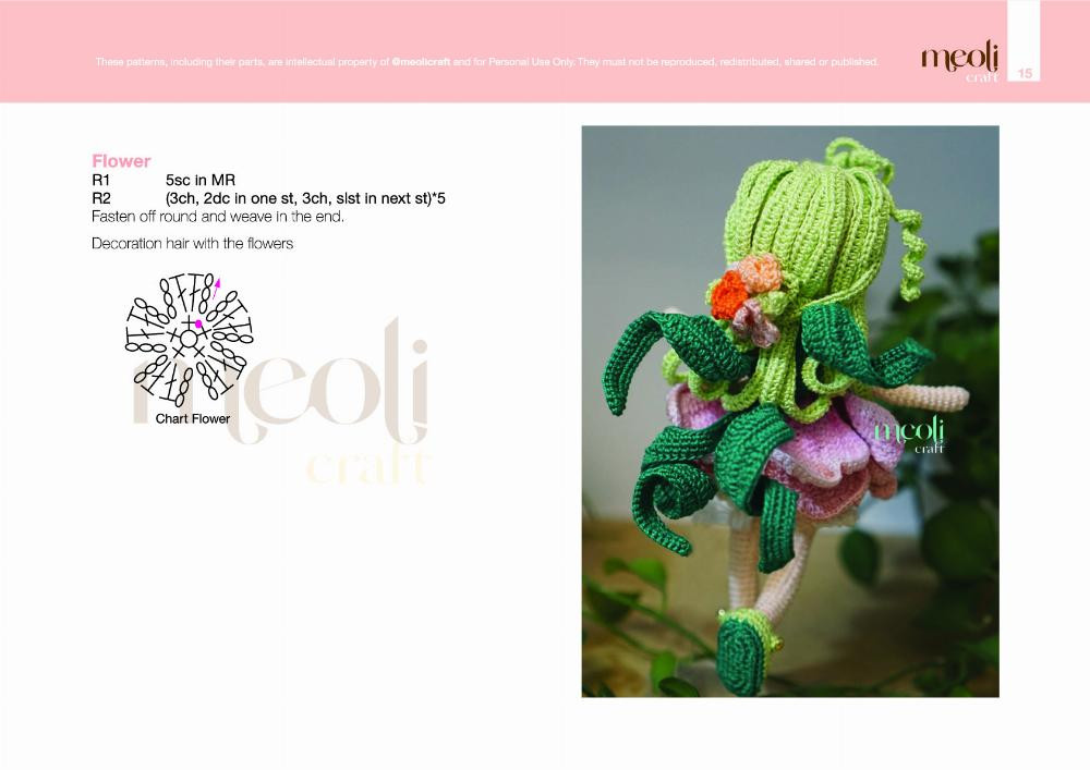 flower fairy crochet pattern