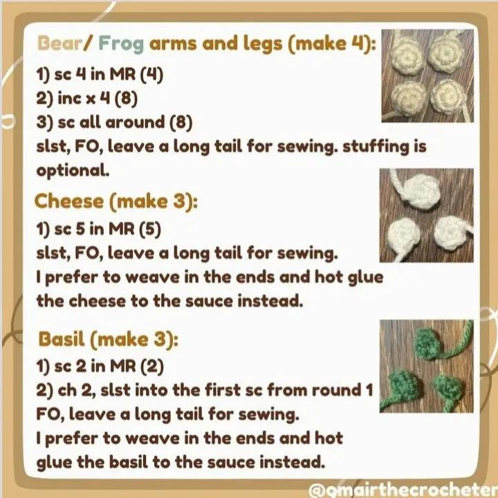 free pattern mini frog