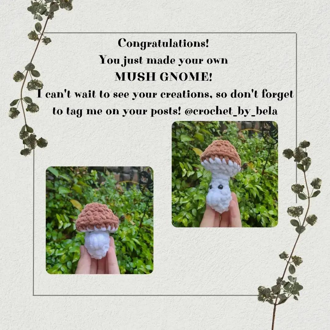 free pattern mush gnome