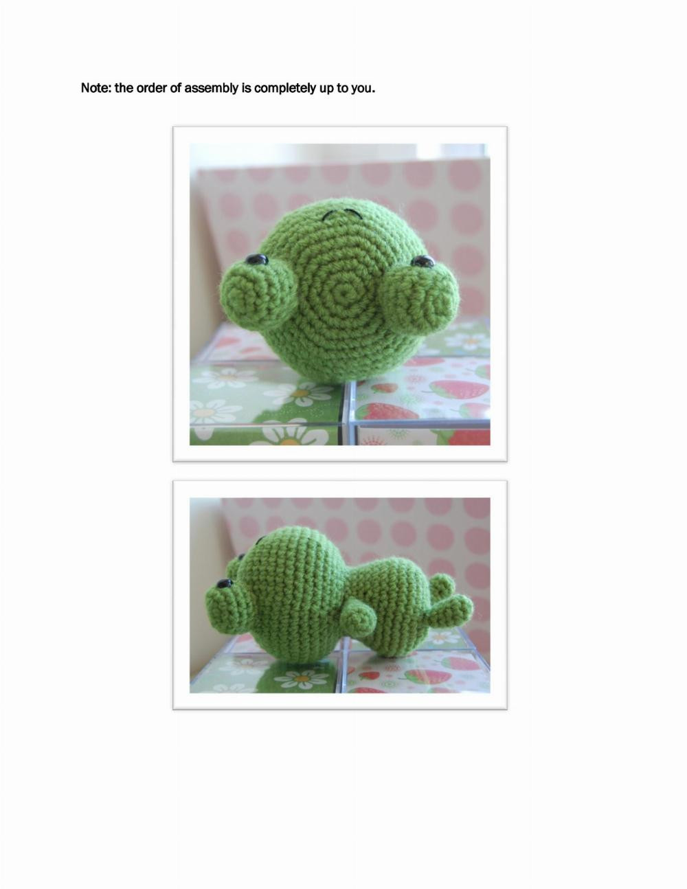 froggy crochet pattern