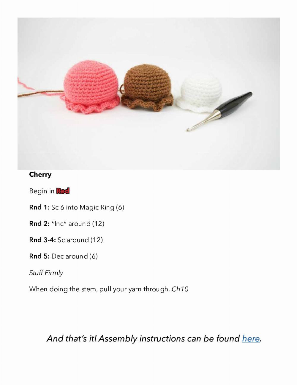 Furls Crochet Ice Cream Snail