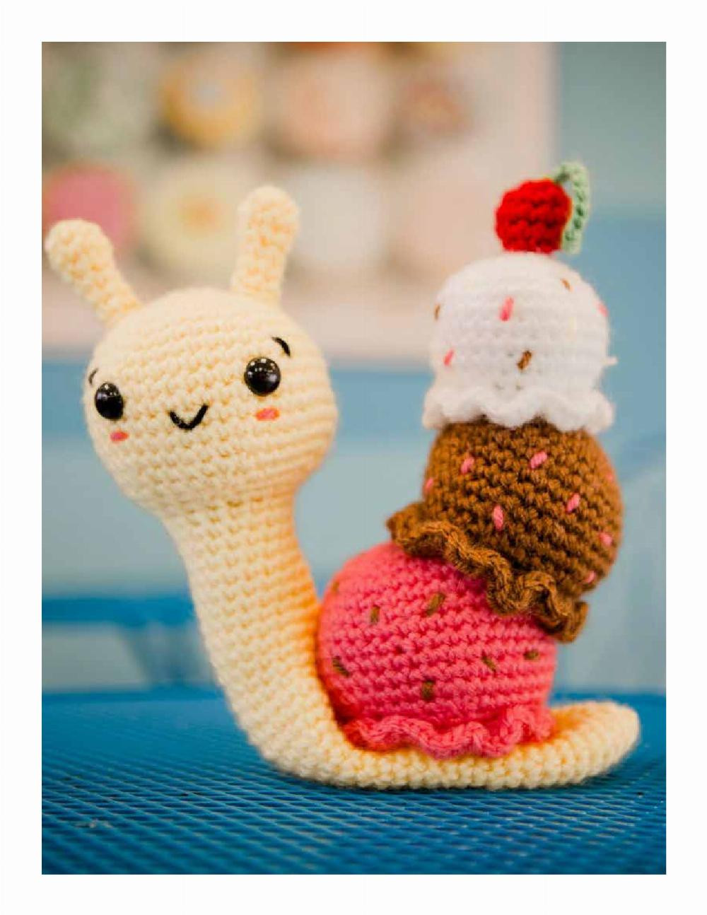 Furls Crochet Ice Cream Snail