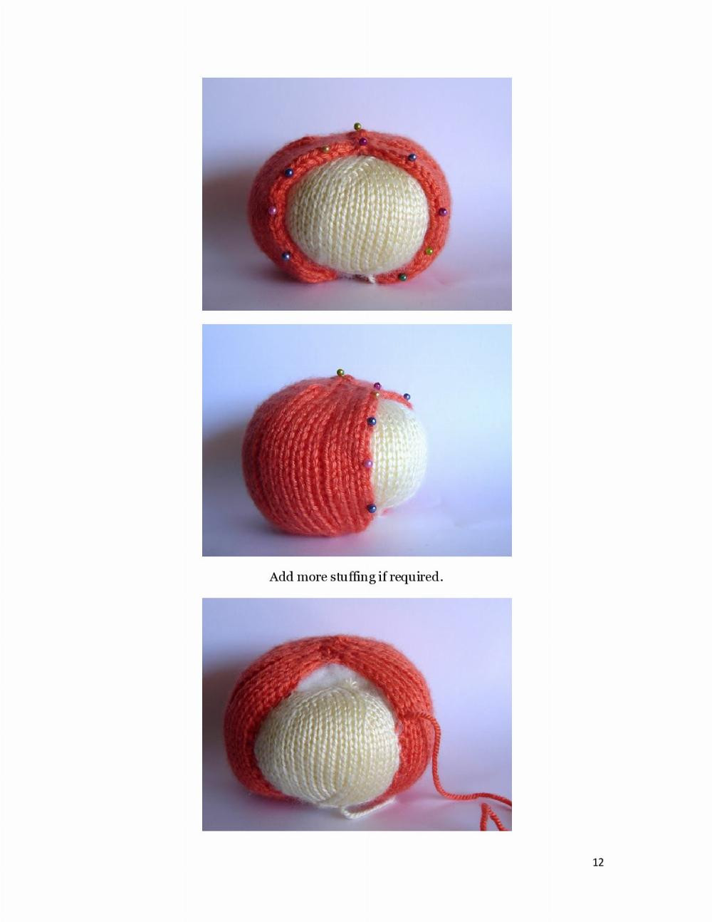 halloween pumpkin doll crochet pattern