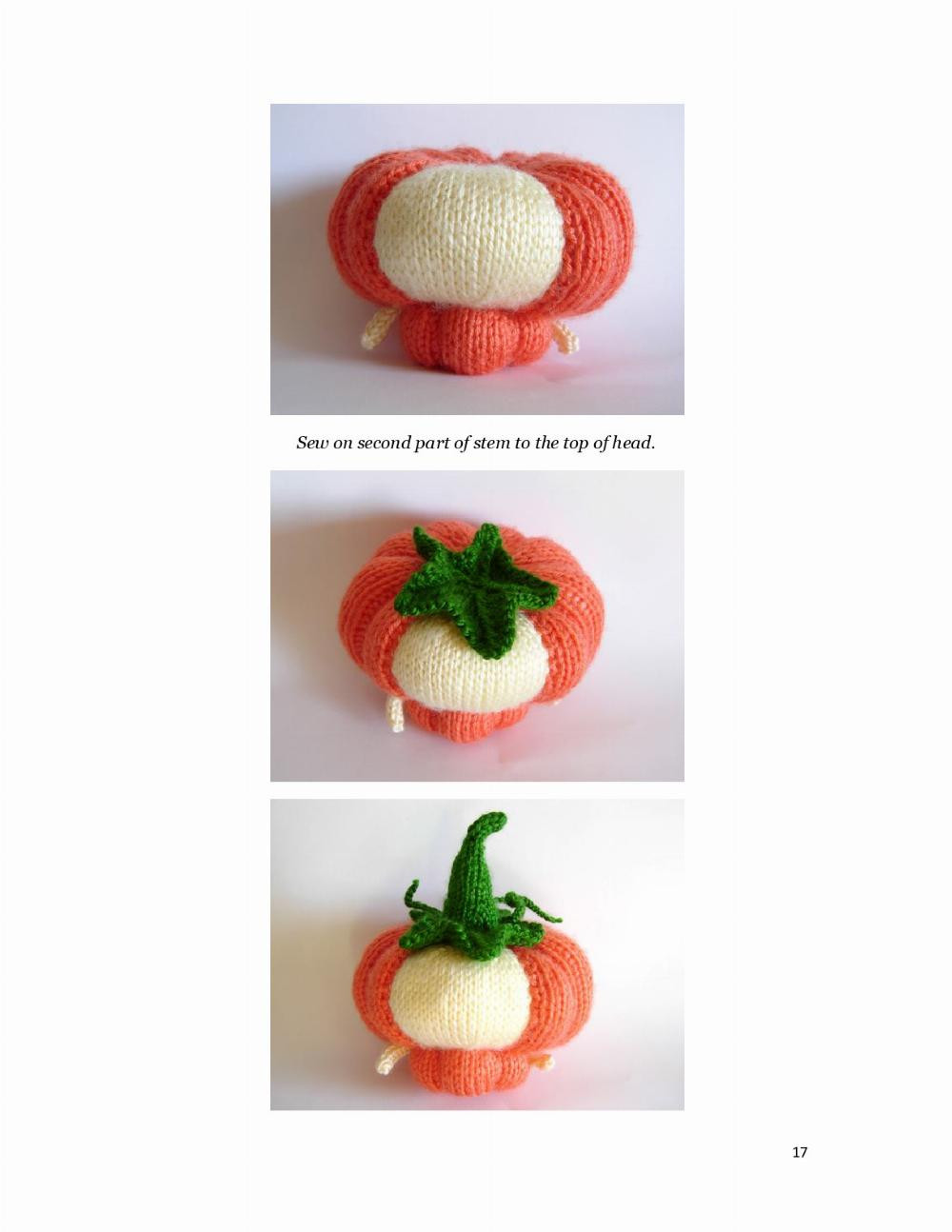 halloween pumpkin doll crochet pattern