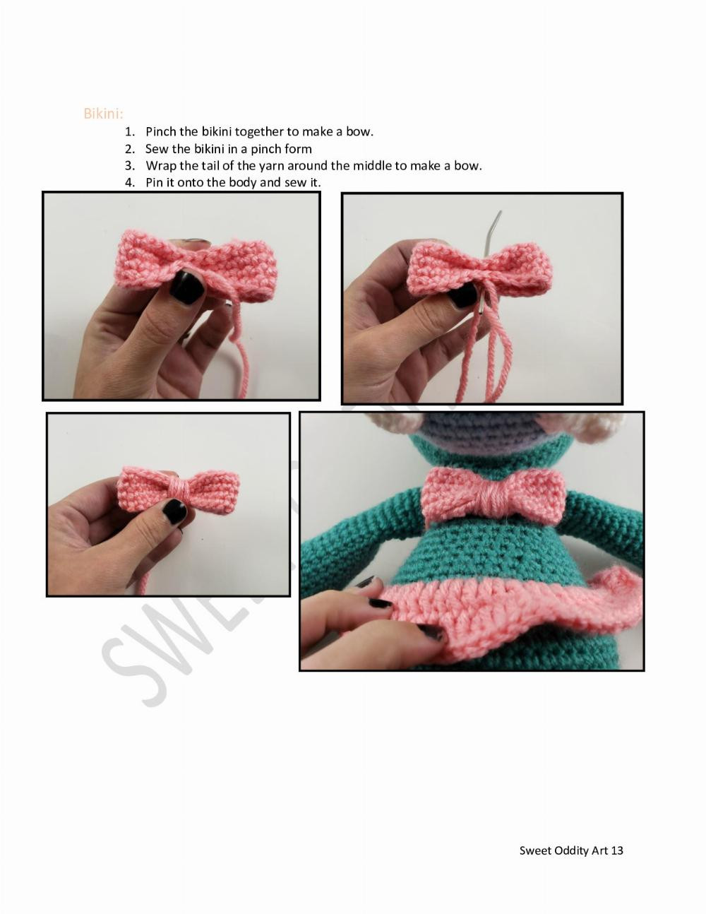 Holly the Hippo Crochet Pattern