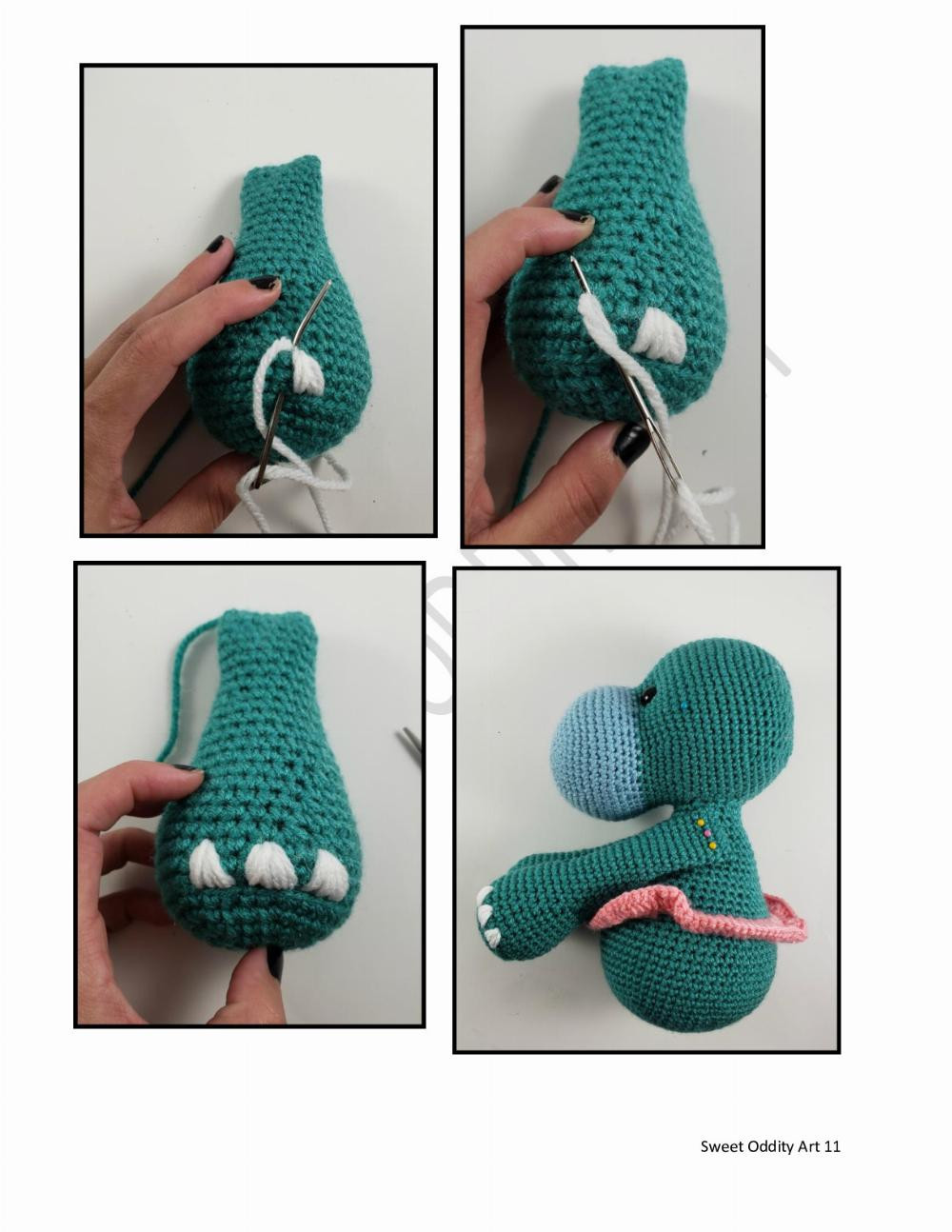 Holly the Hippo Crochet Pattern