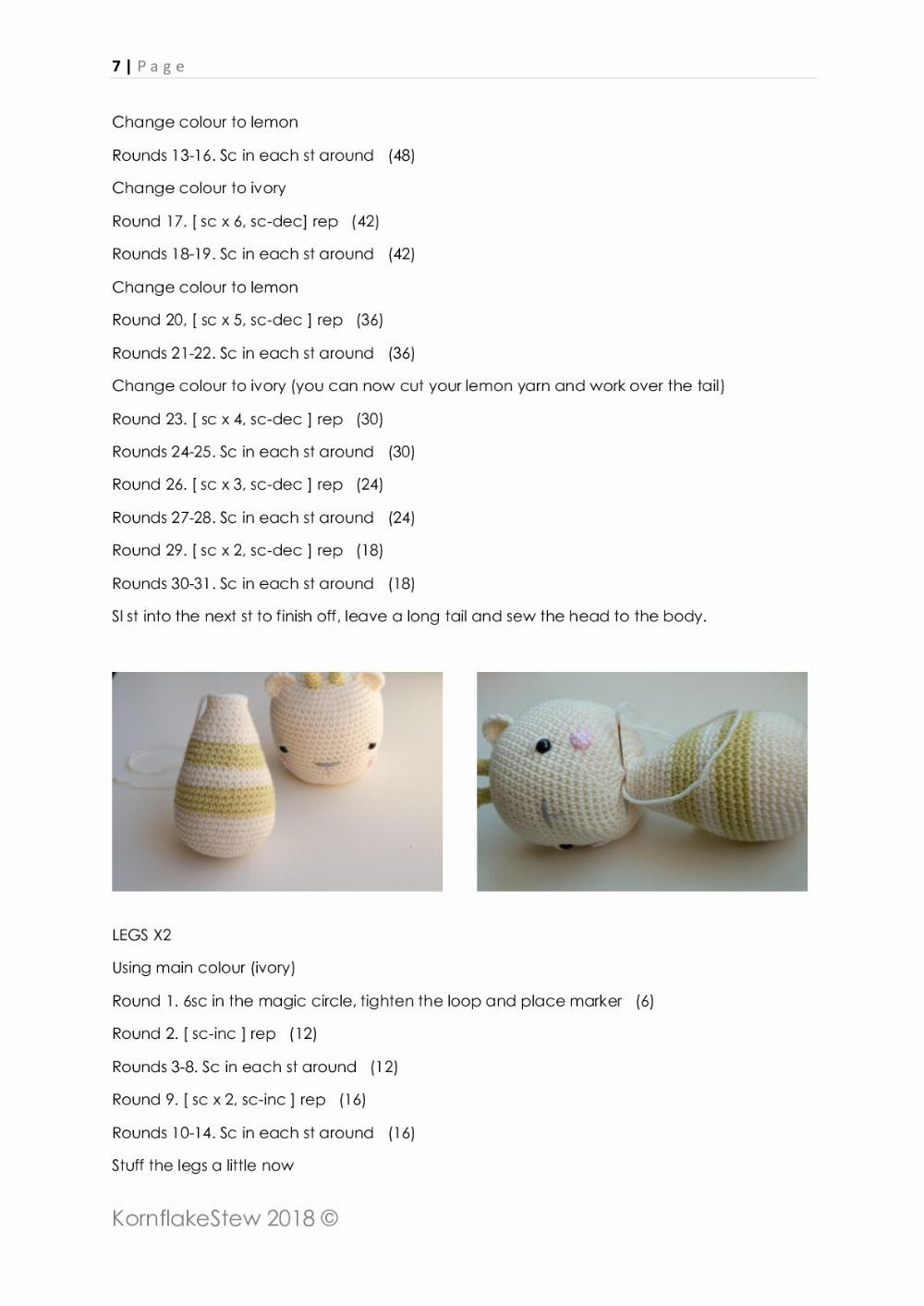 Honey the Bee crochet pattern